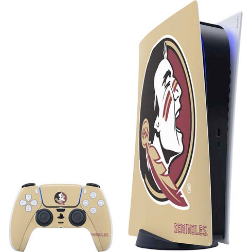 Florida State FSU Seminoles Logo PS5 Digital Edition Bundle Skin